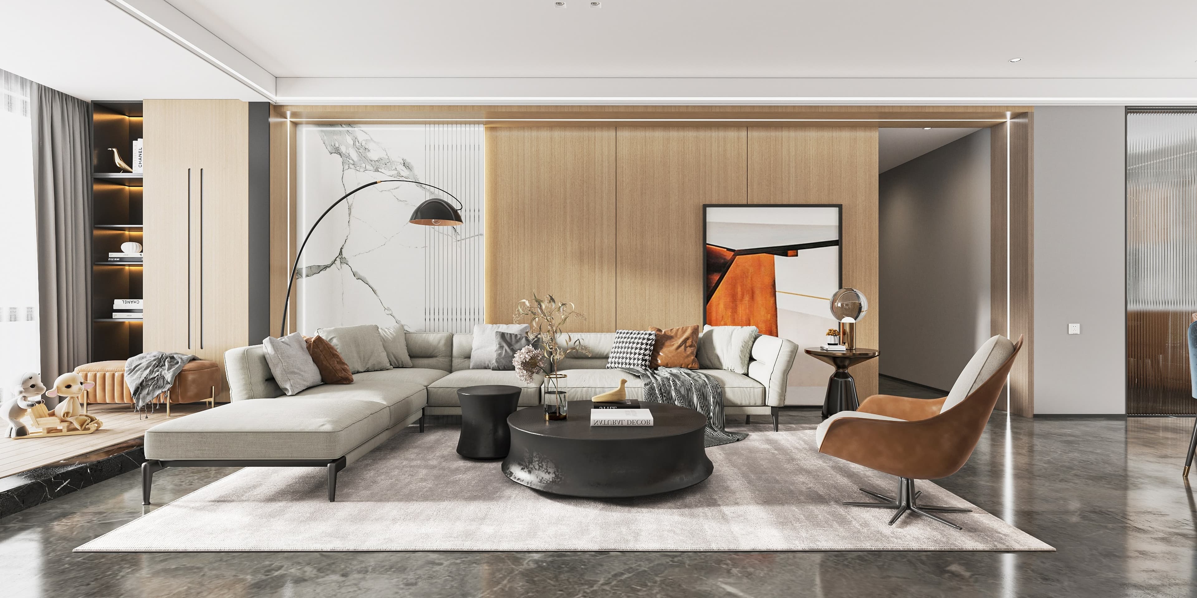 Modern living room interior